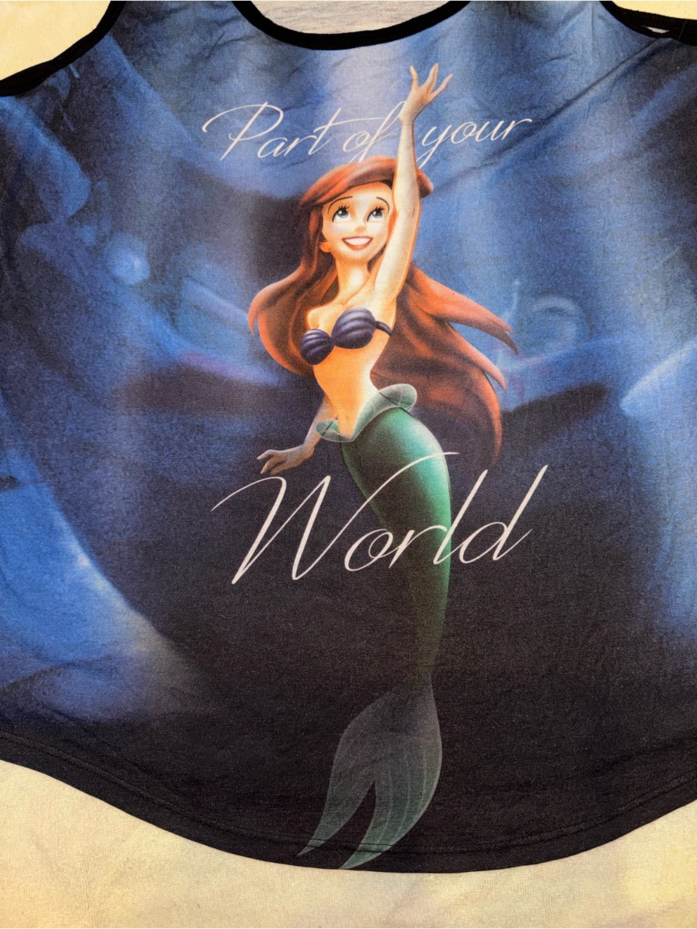 Disney Tie-Dye Racerback Tank Top - Lavender/Black - Picture 3 of 5